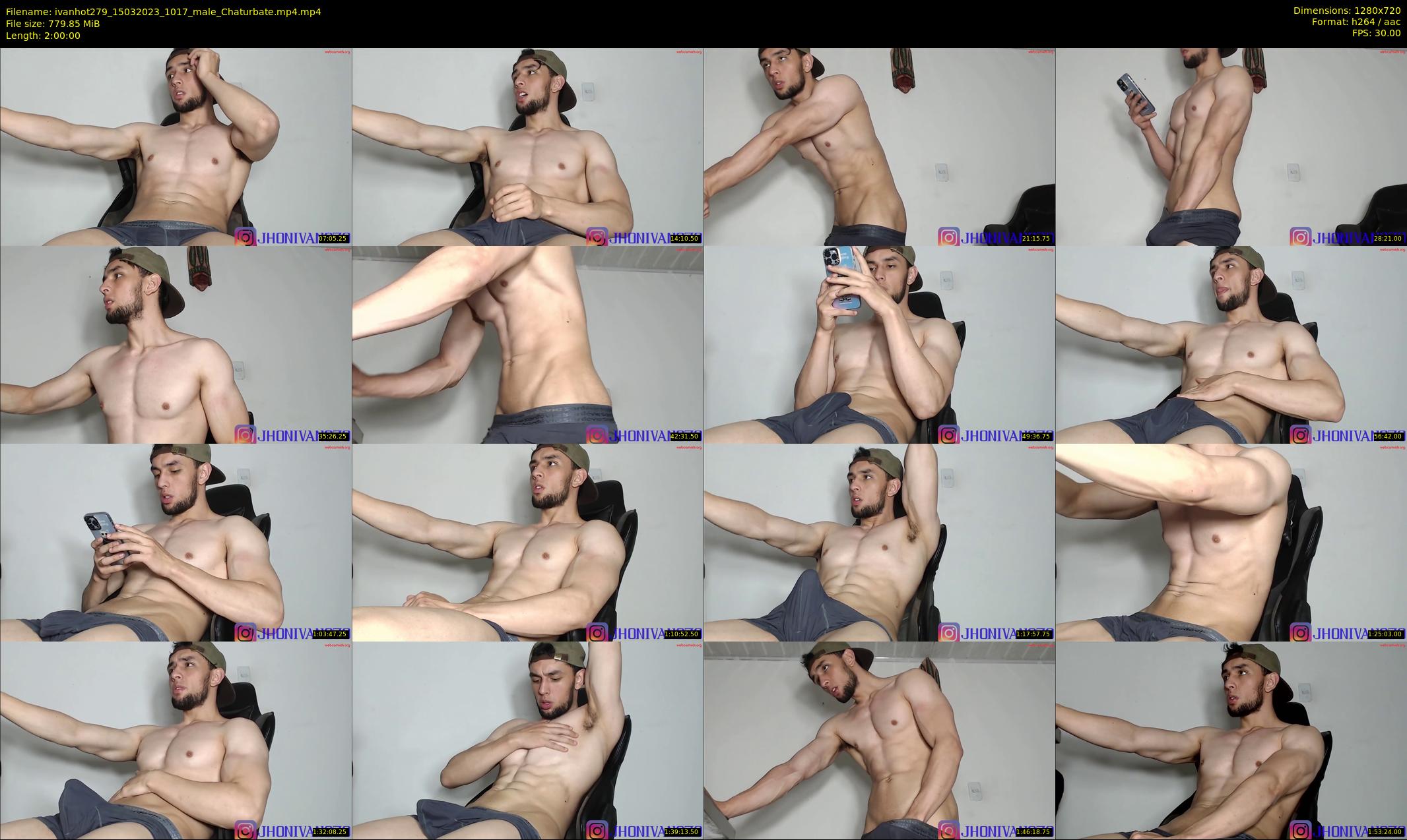 ivanhot279 — 120 minute Chaturbate male cam show recording, 720p, Mar 15, 2023