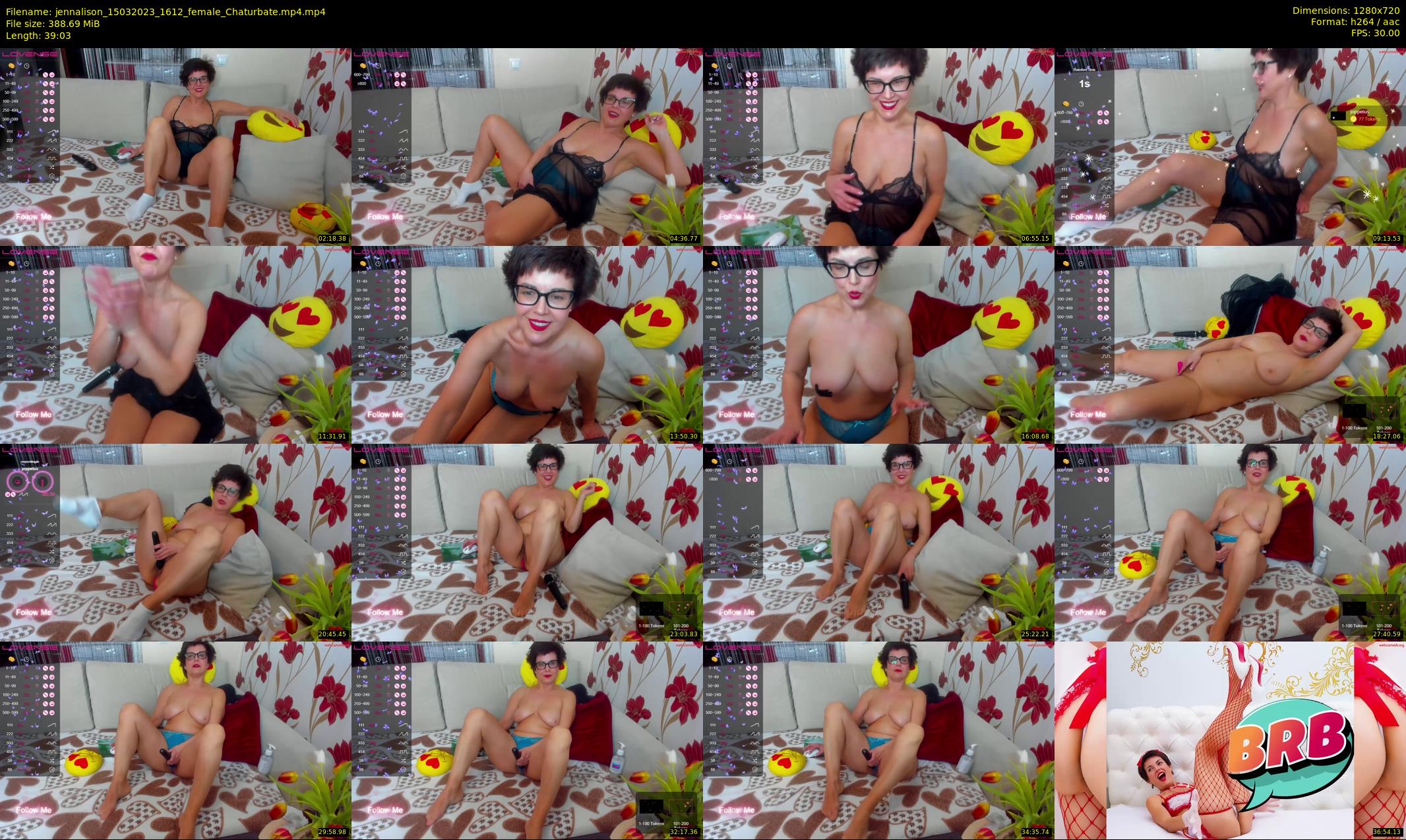jennalison — 40 minute Chaturbate female cam show recording, 720p, Mar 15, 2023