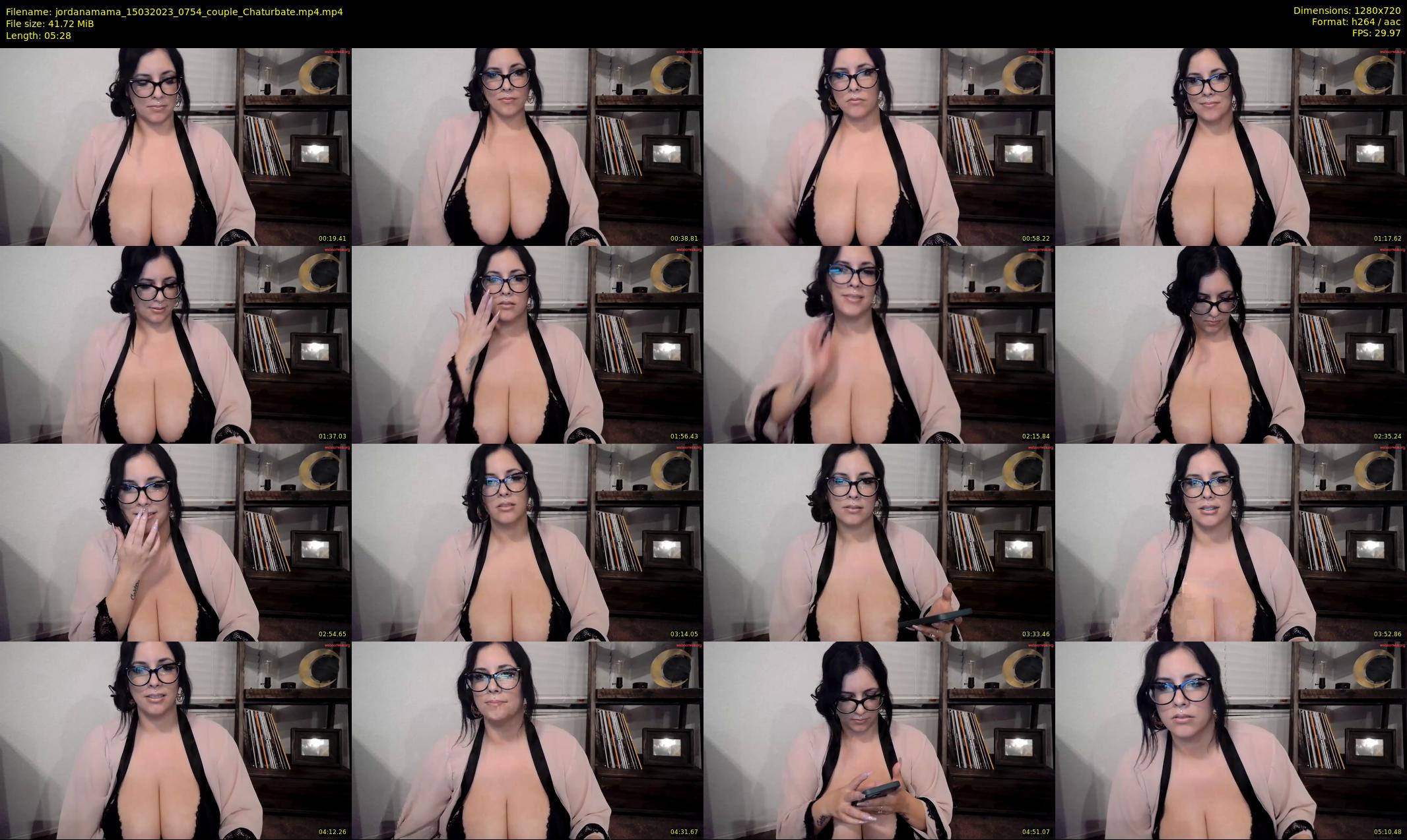 jordanamama — 6 minute Chaturbate couple cam show recording, 720p, Mar 15, 2023