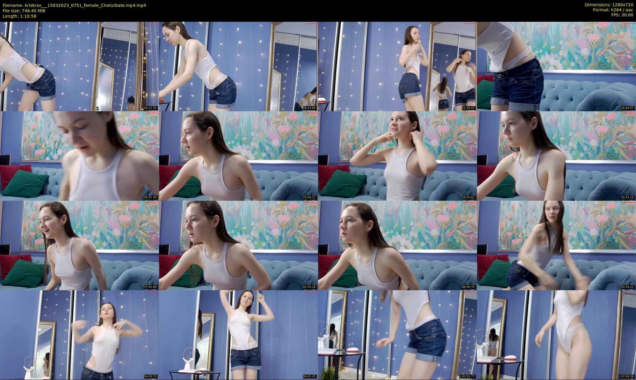 kriskras__ — 71 minute Chaturbate female cam show recording, 720p, Mar 15, 2023