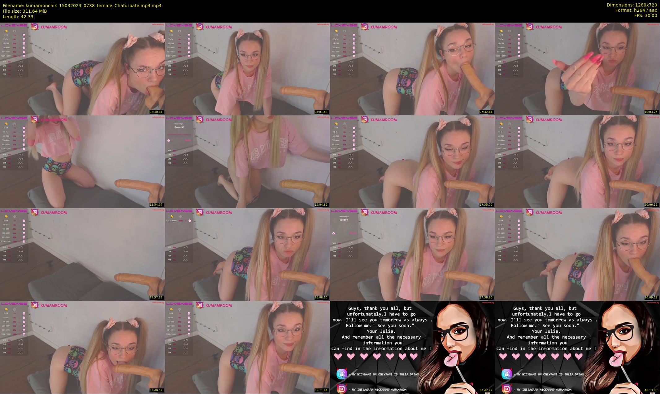 kumamonchik — 43 minute Chaturbate couple cam show recording, 720p, Mar 15, 2023