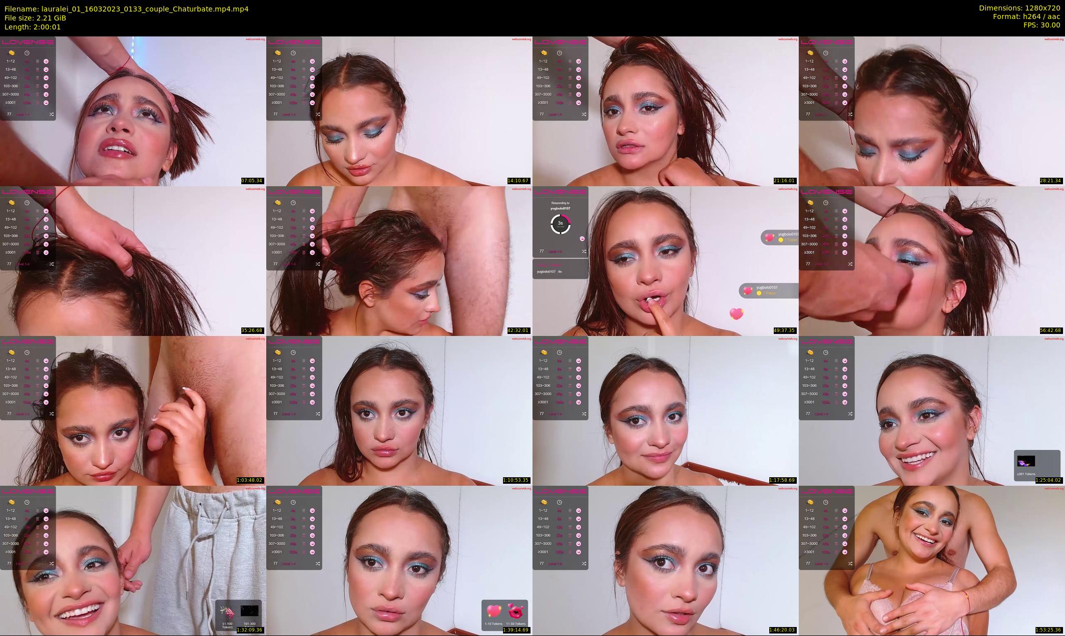 lauralei_01 — 121 minute Chaturbate couple cam show recording, 720p, Mar 16, 2023