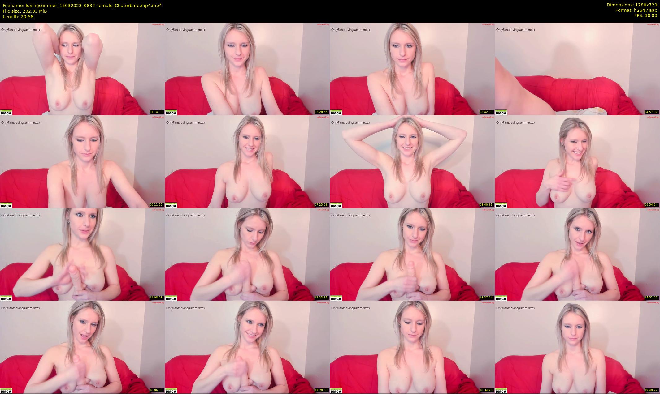 lovingsummer — 21 minute Chaturbate female cam show recording, 720p, Mar 15, 2023