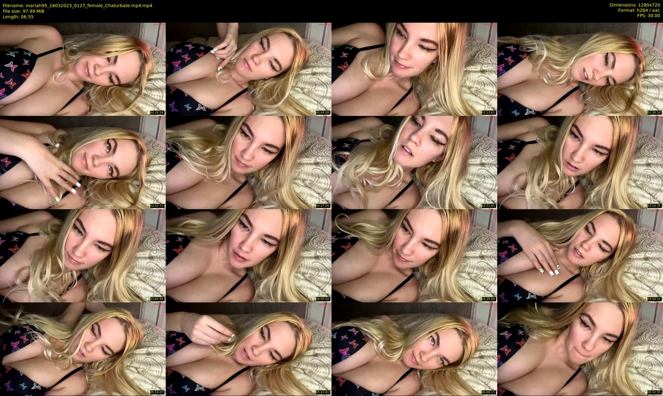 mariah95 — 7 minute Chaturbate female cam show recording, 720p, Mar 16, 2023