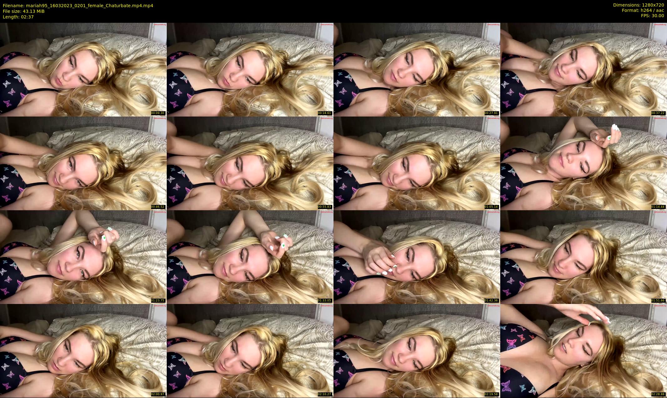 mariah95 — 3 minute Chaturbate female cam show recording, 720p, Mar 16, 2023