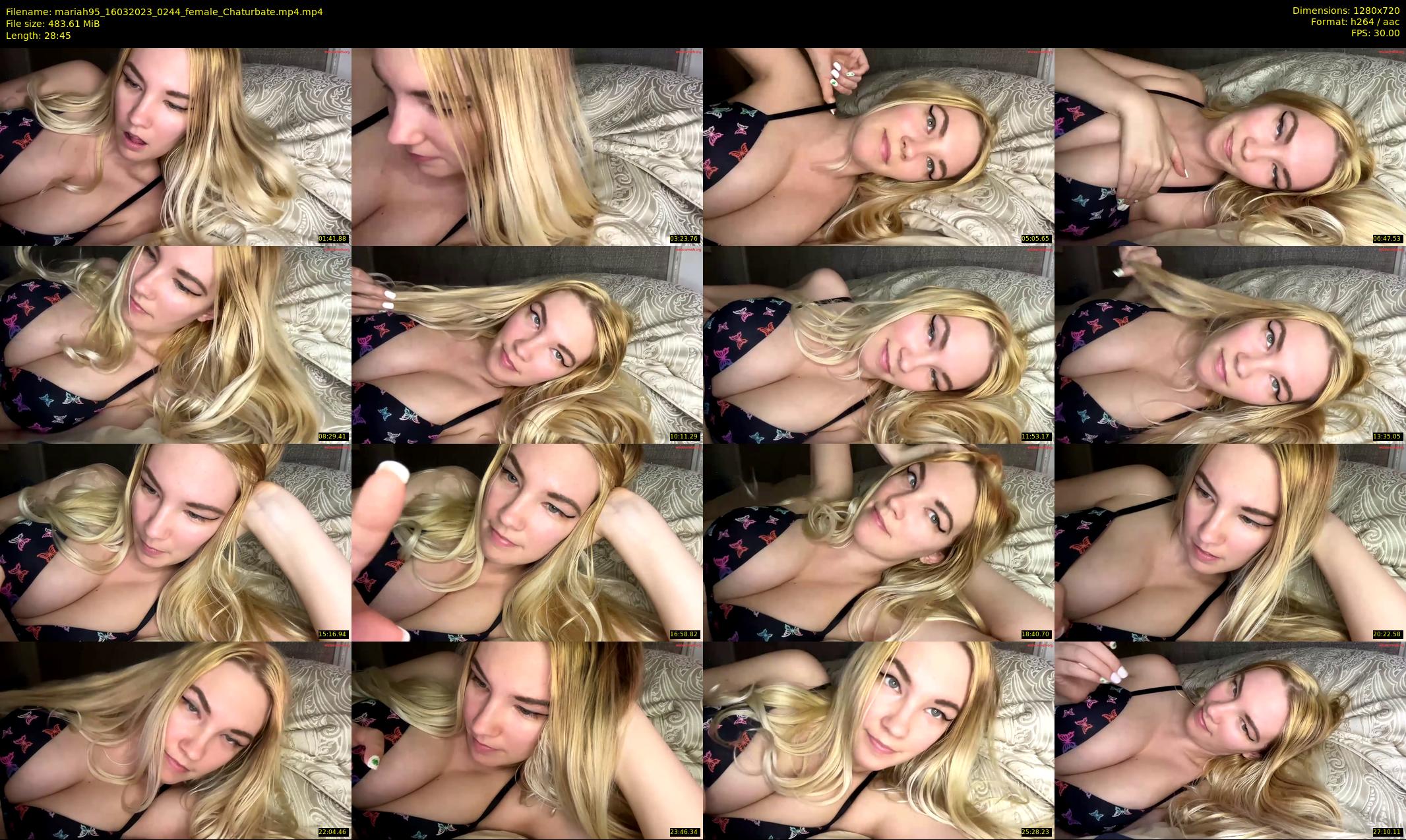 mariah95 — 29 minute Chaturbate female cam show recording, 720p, Mar 16, 2023