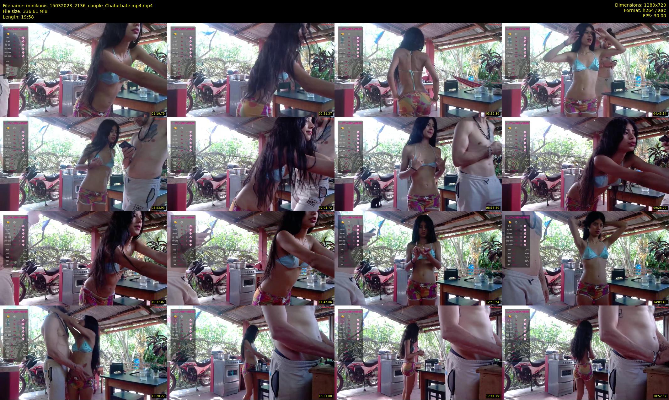 minikunis — 20 minute Chaturbate couple cam show recording, 720p, Mar 15, 2023