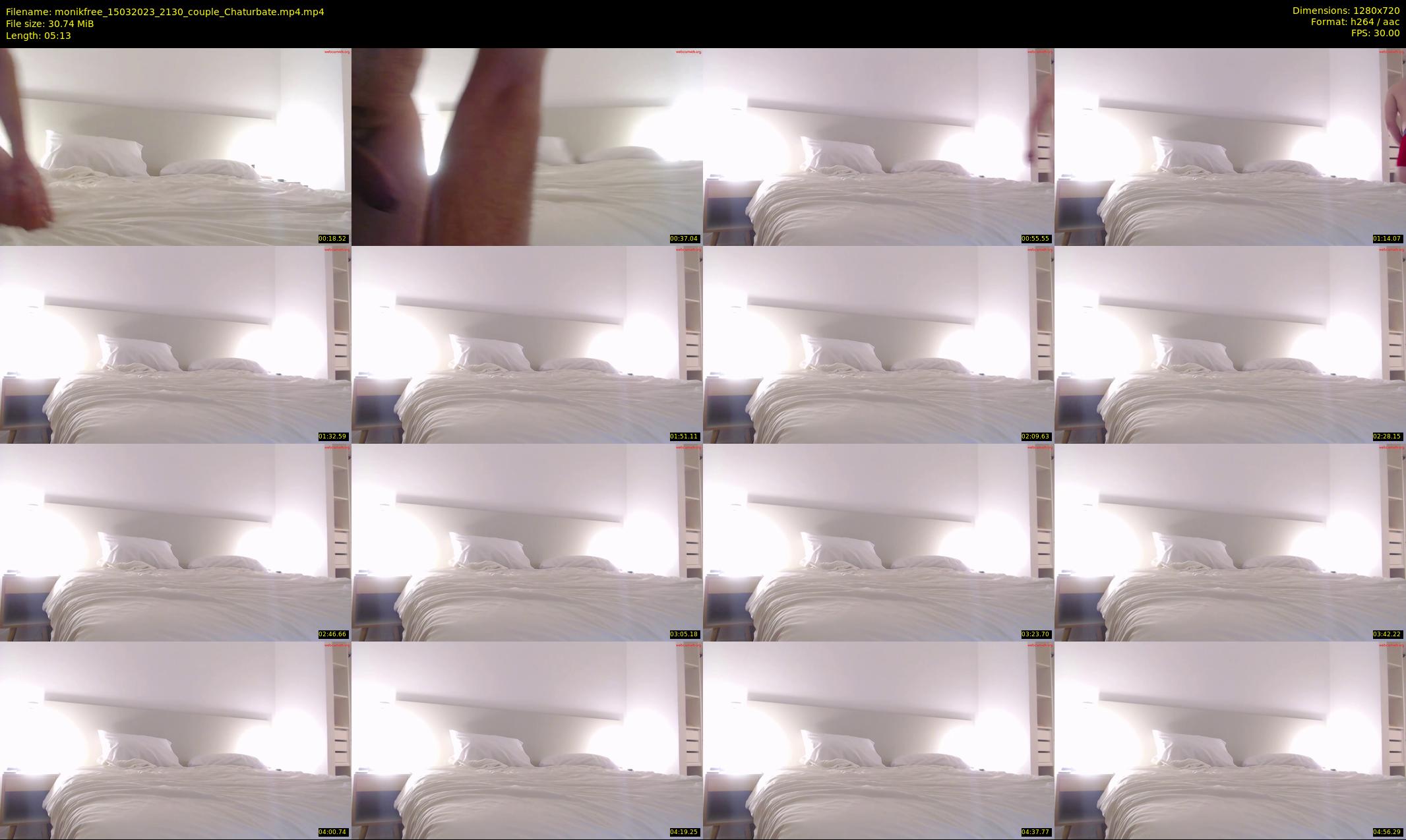 monikfree — 6 minute Chaturbate couple cam show recording, 720p, Mar 15, 2023