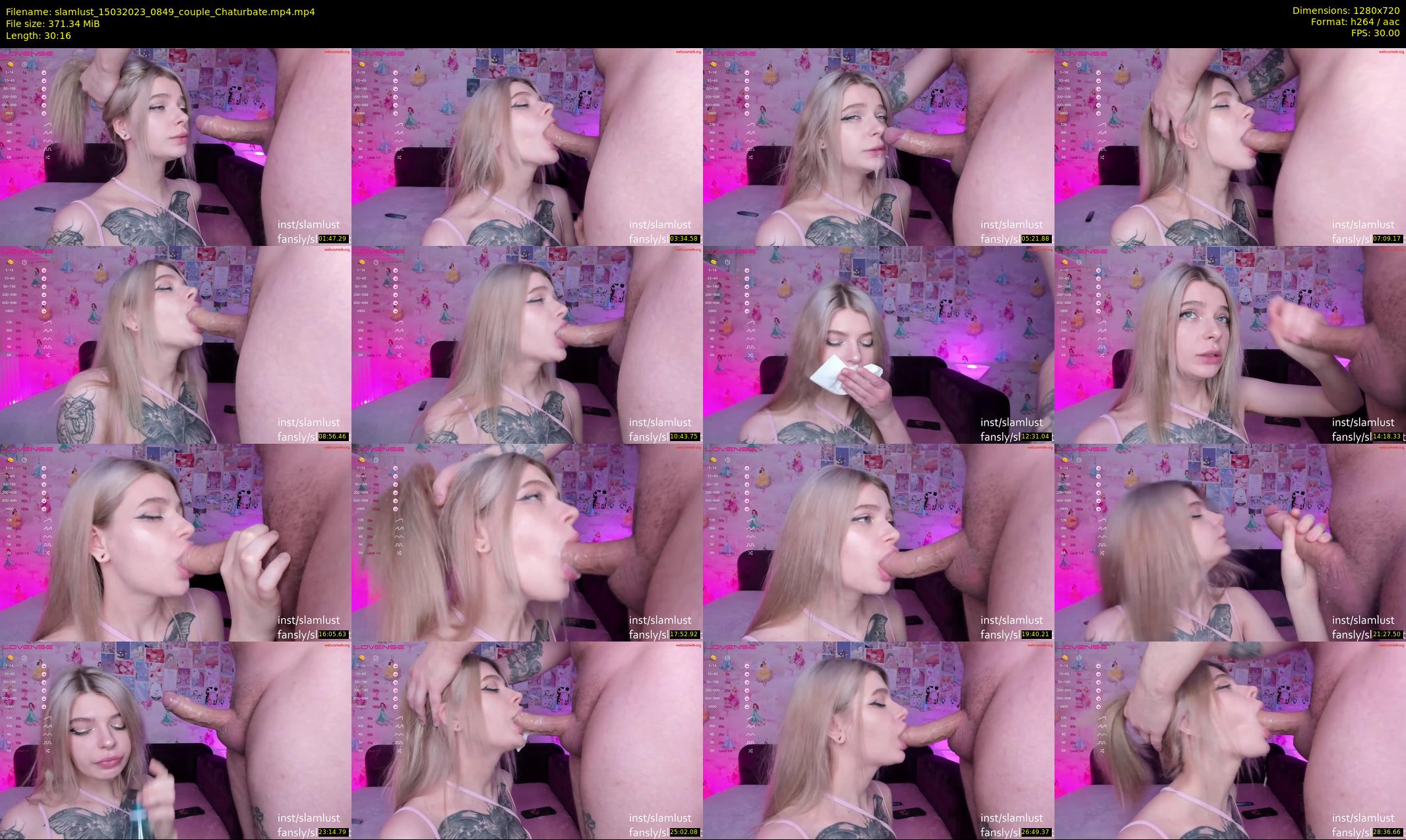 slamlust — 31 minute Chaturbate couple cam show recording, 720p, Mar 15, 2023