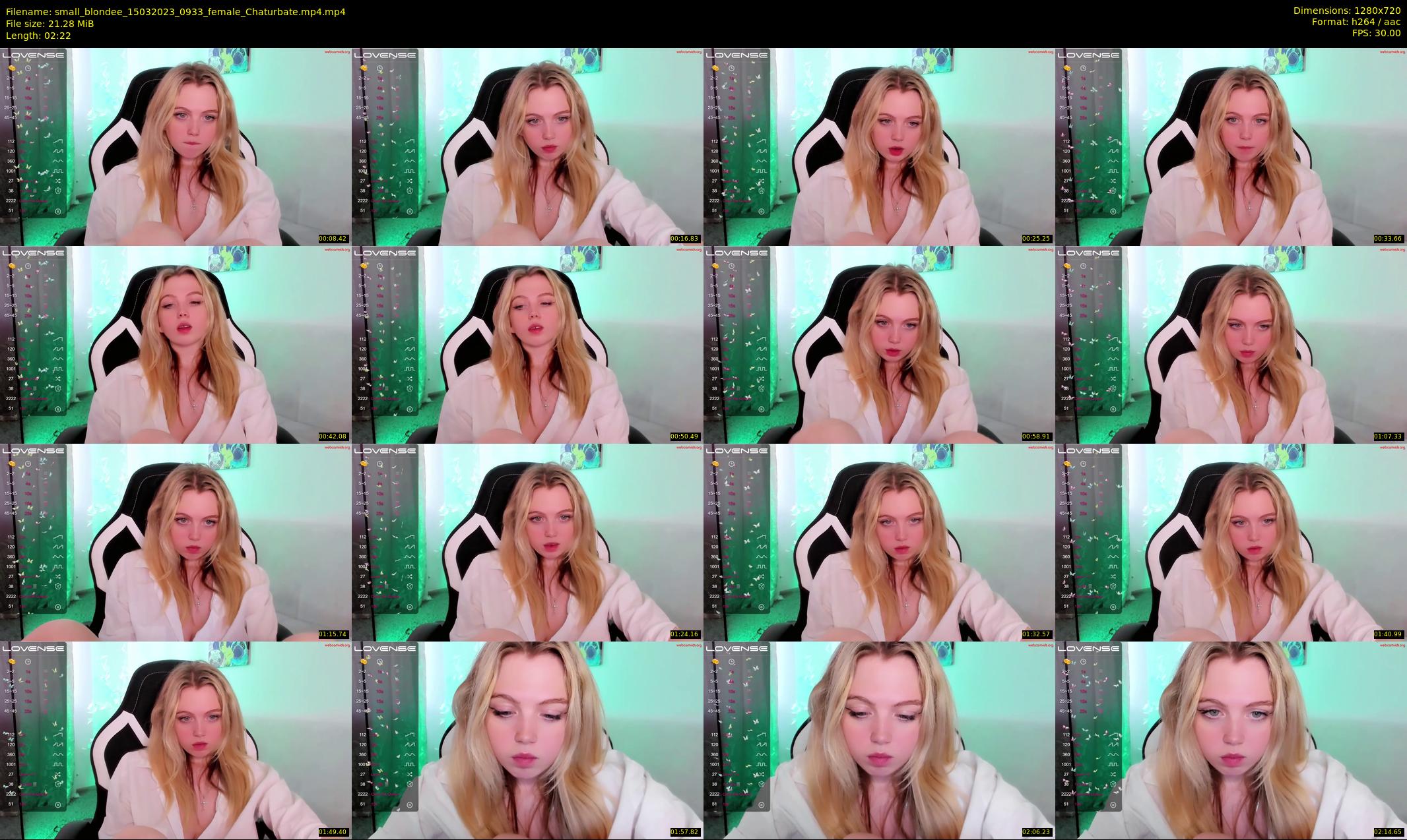 small_blondee — 3 minute Chaturbate female cam show recording, 720p, Mar 15, 2023