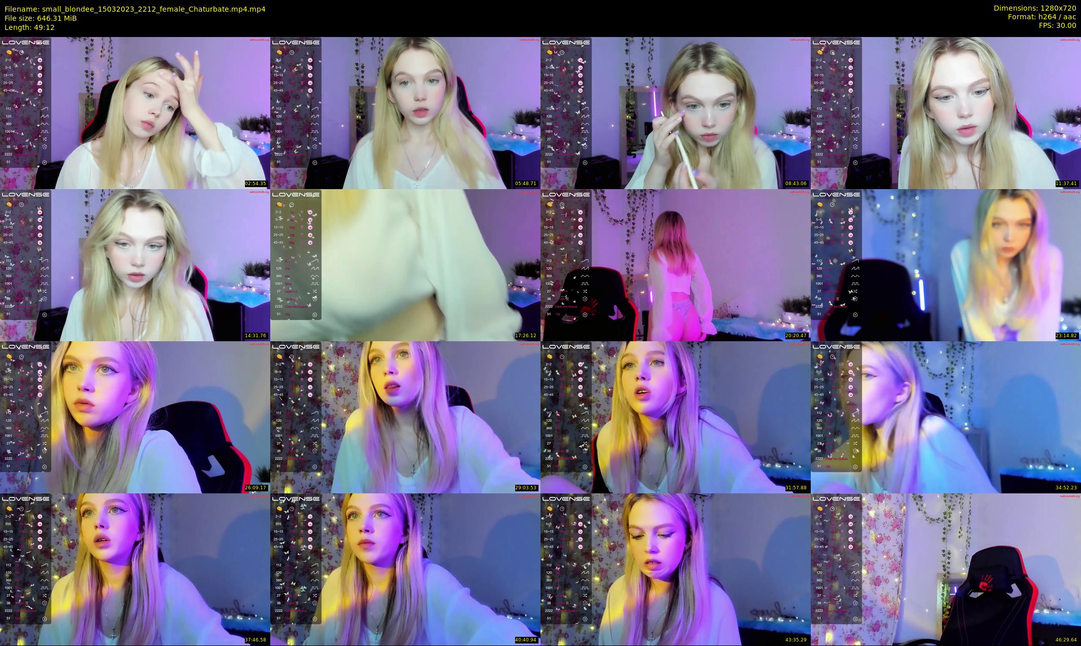 small_blondee — 50 minute Chaturbate female cam show recording, 720p, Mar 15, 2023