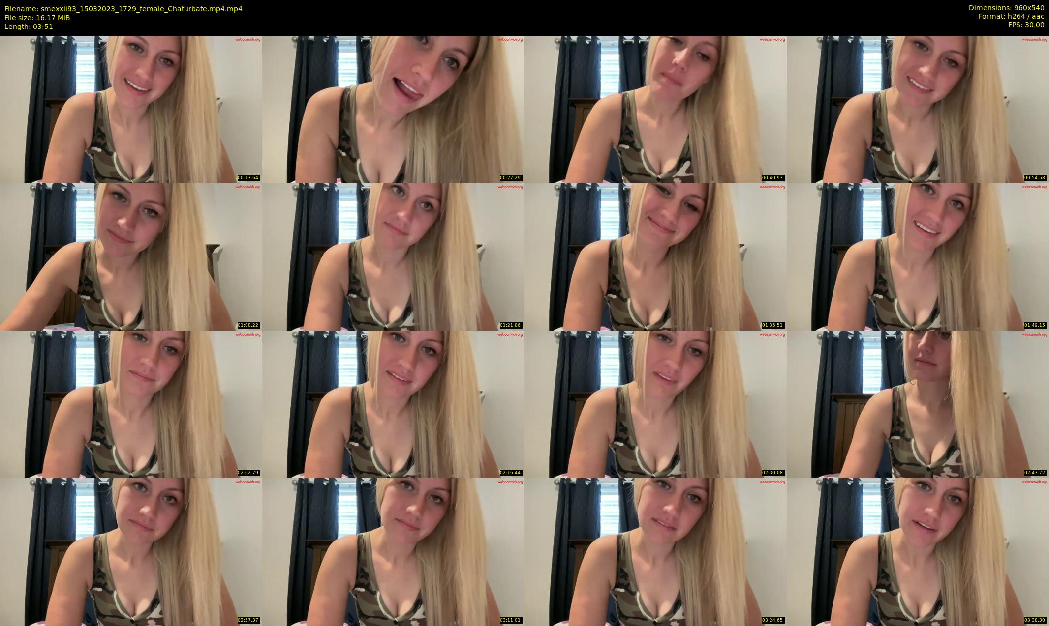 smexxii93 — 4 minute Chaturbate female cam show recording, 480p, Mar 15, 2023