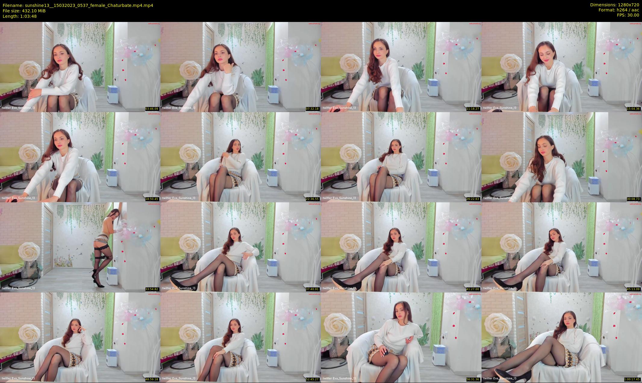sunshine13_ — 64 minute Chaturbate female cam show recording, 720p, Mar 15, 2023