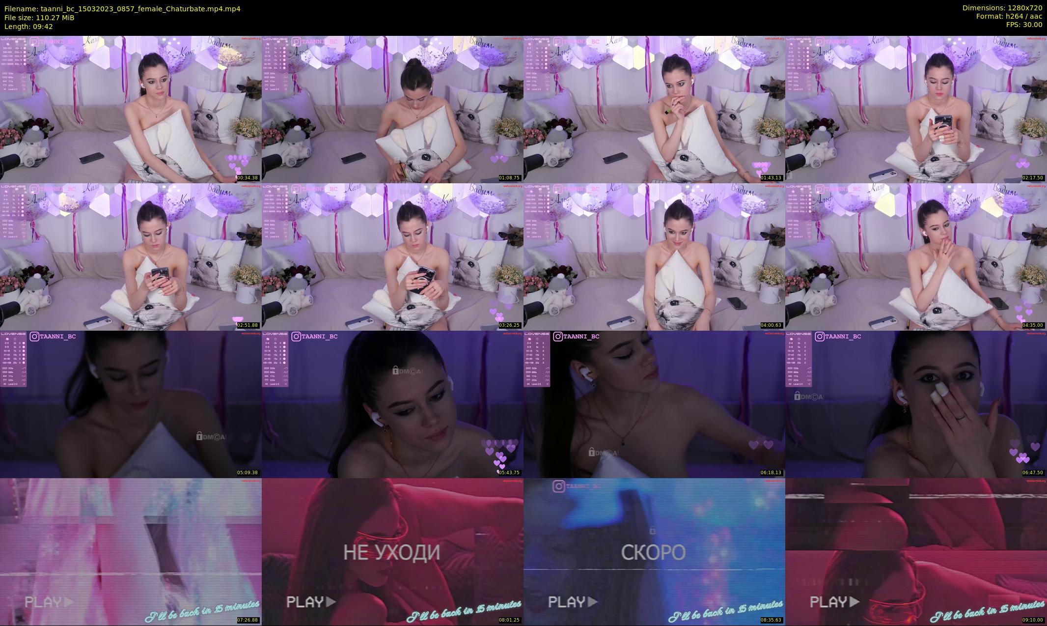 taanni_bc — 10 minute Chaturbate female cam show recording, 720p, Mar 15, 2023