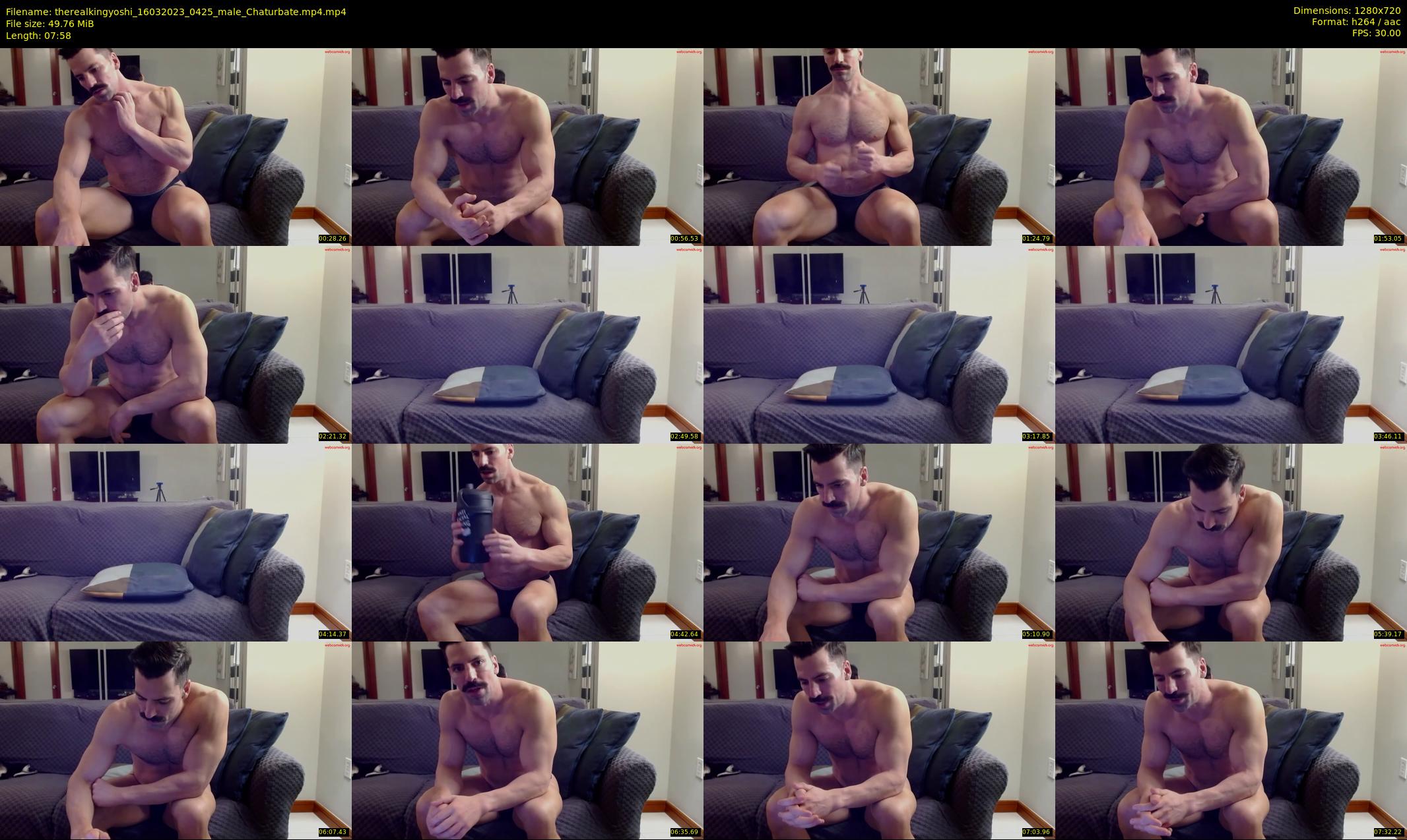 therealkingyoshi — 8 minute Chaturbate male cam show recording, 720p, Mar 16, 2023