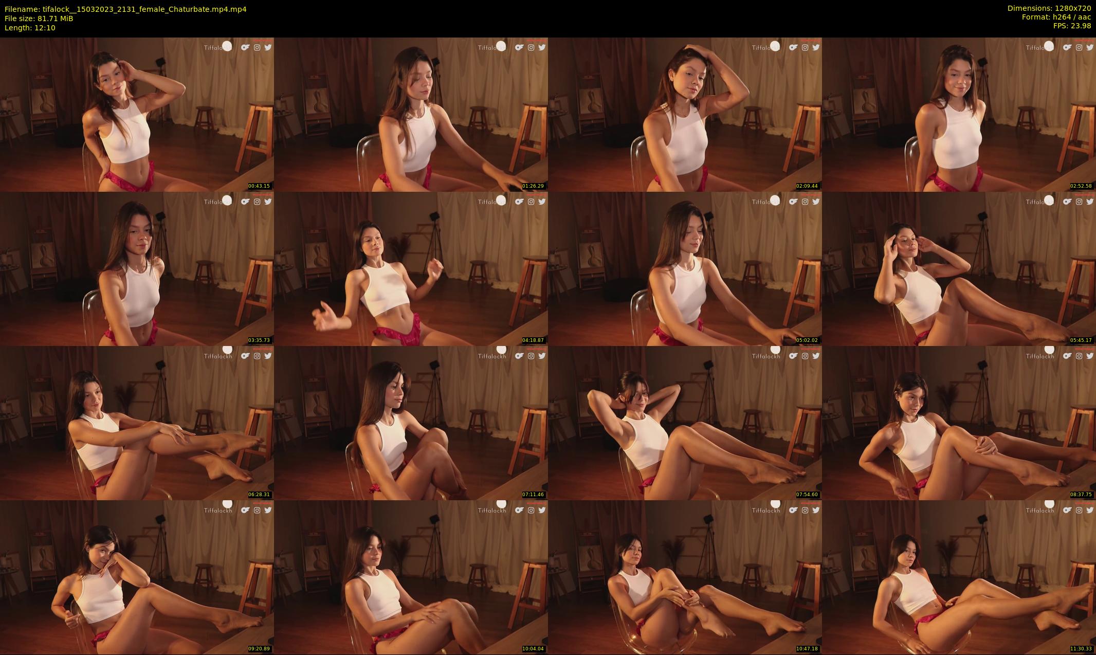 tifalock_ — 13 minute Chaturbate female cam show recording, 720p, Mar 15, 2023