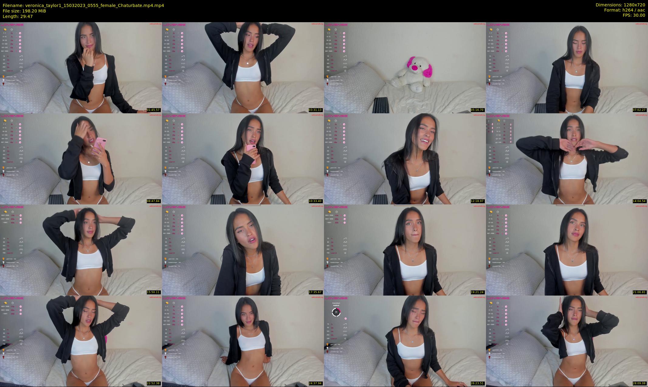 veronica_taylor1 — 30 minute Chaturbate female cam show recording, 720p, Mar 15, 2023