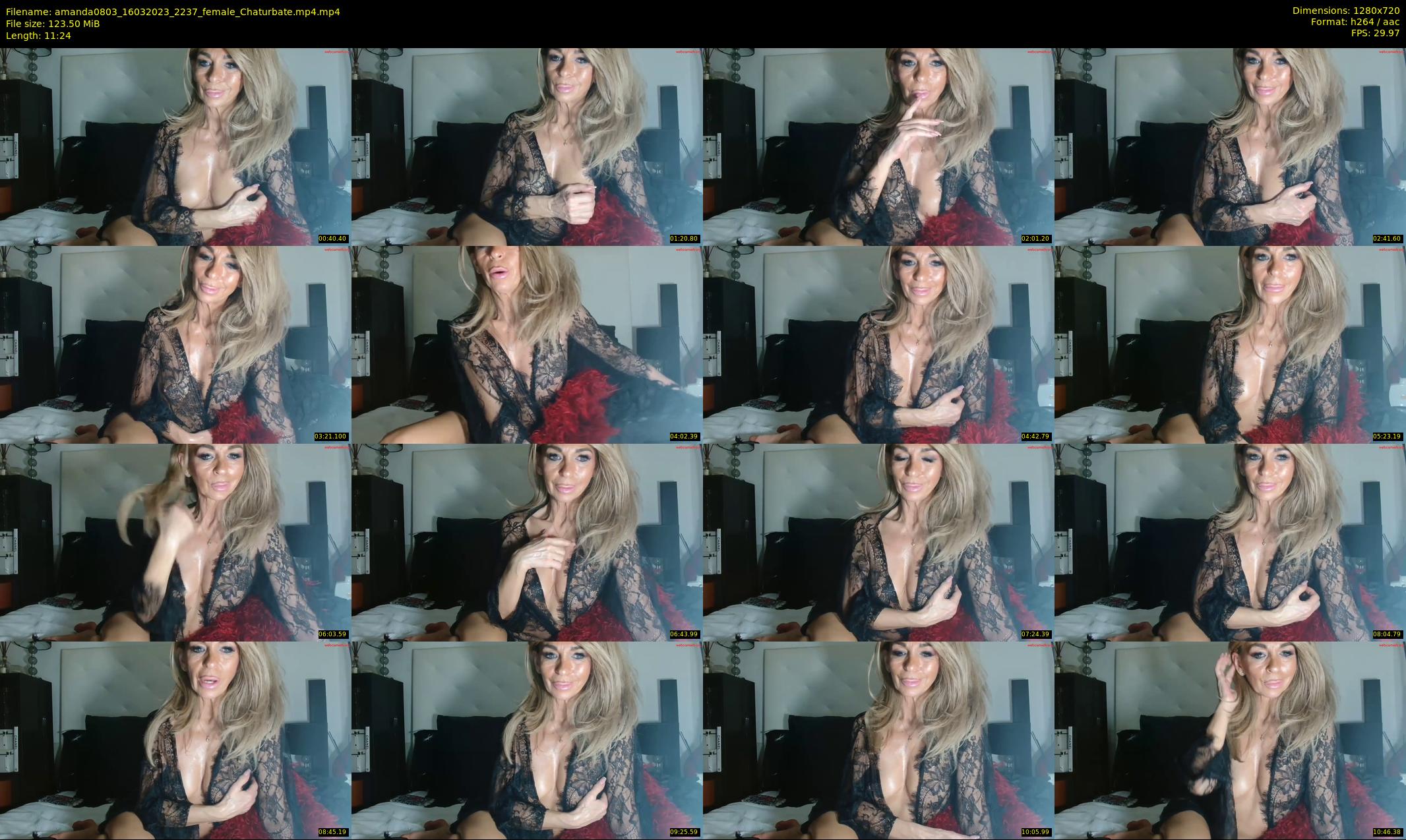 amanda0803 — 12 minute Chaturbate female cam show recording, 720p, Mar 16, 2023