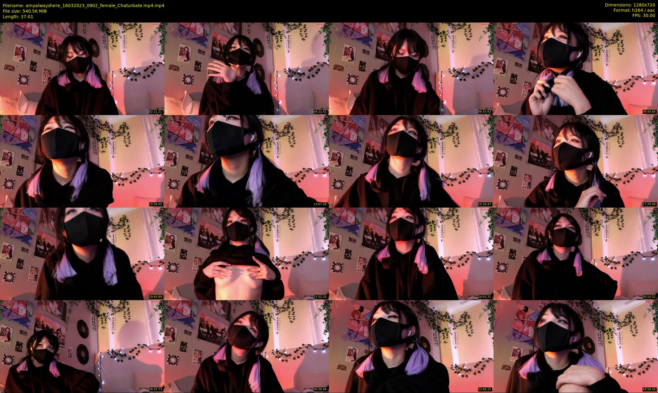 amyalwayshere — 38 minute Chaturbate female cam show recording, 720p, Mar 16, 2023