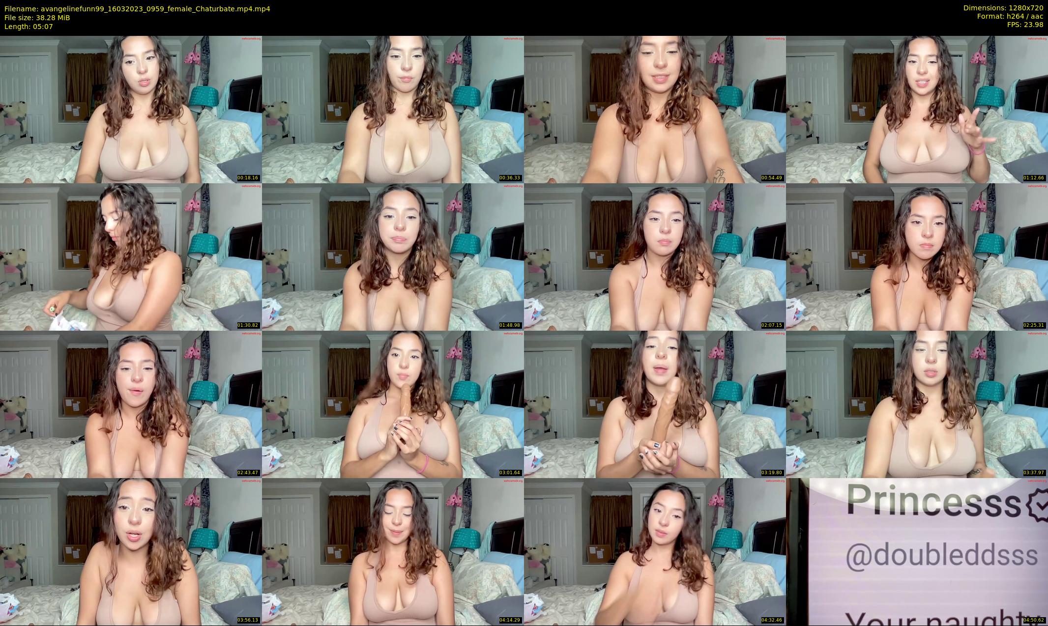avangelinefunn99 — 6 minute Chaturbate female cam show recording, 720p, Mar 16, 2023