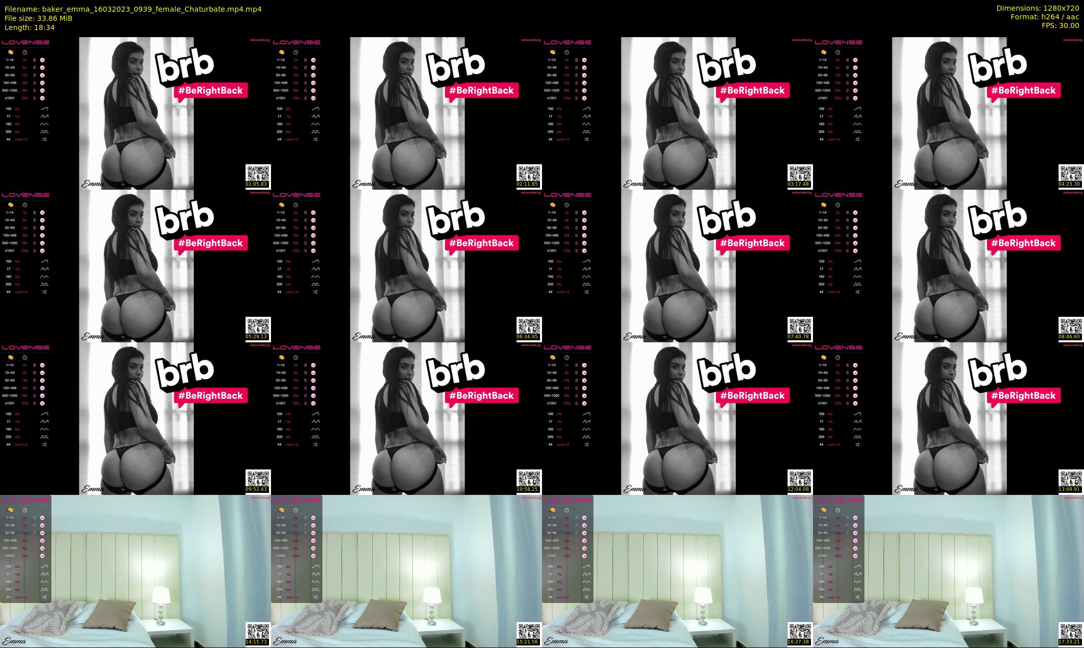 baker_emma — 19 minute Chaturbate female cam show recording, 720p, Mar 16, 2023