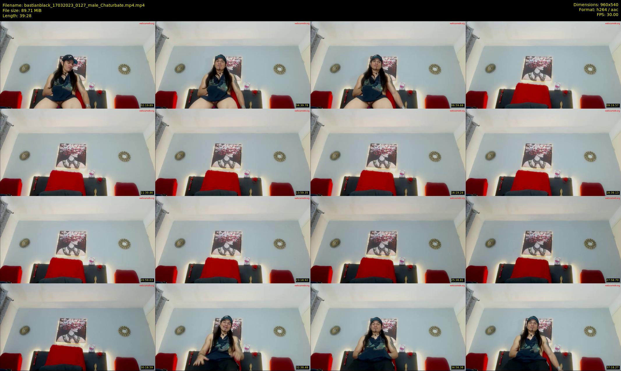 bastianblack — 40 minute Chaturbate male cam show recording, 480p, Mar 17, 2023