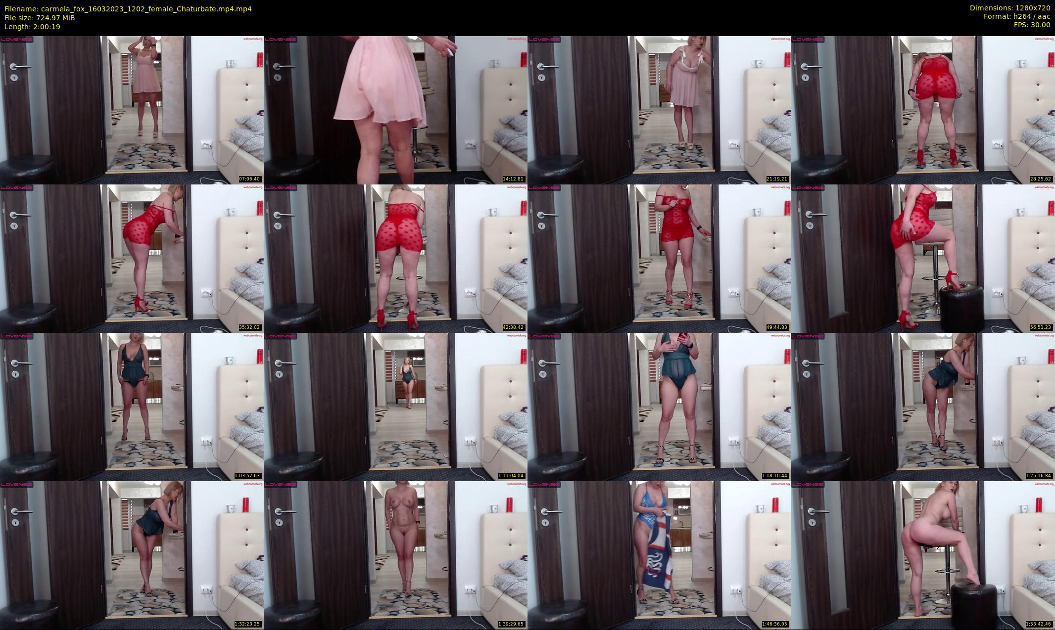 carmela_fox — 121 minute Chaturbate female cam show recording, 720p, Mar 16, 2023