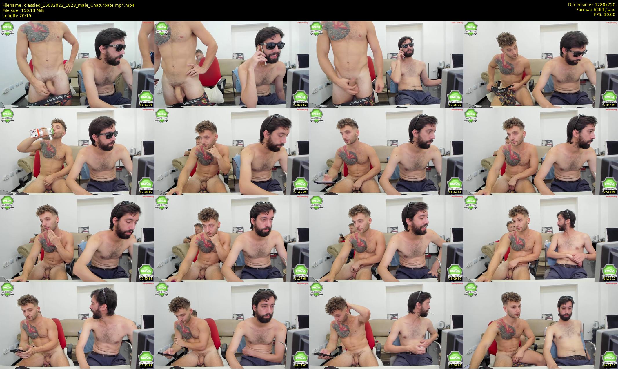 classied — 21 minute Chaturbate male cam show recording, 720p, Mar 16, 2023