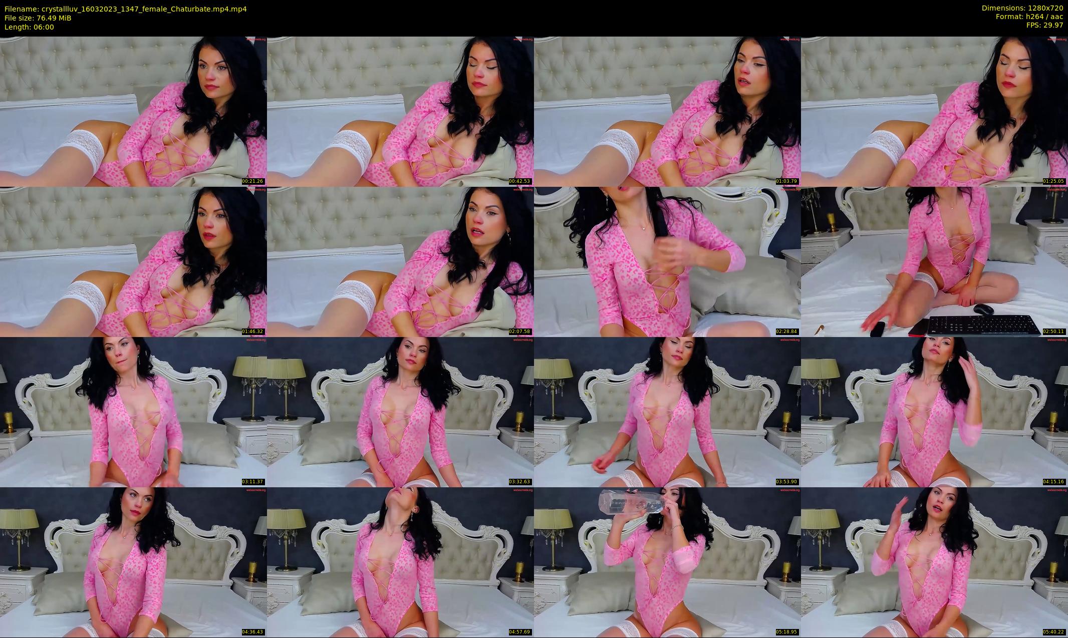 crystallluv — 6 minute Chaturbate female cam show recording, 720p, Mar 16, 2023
