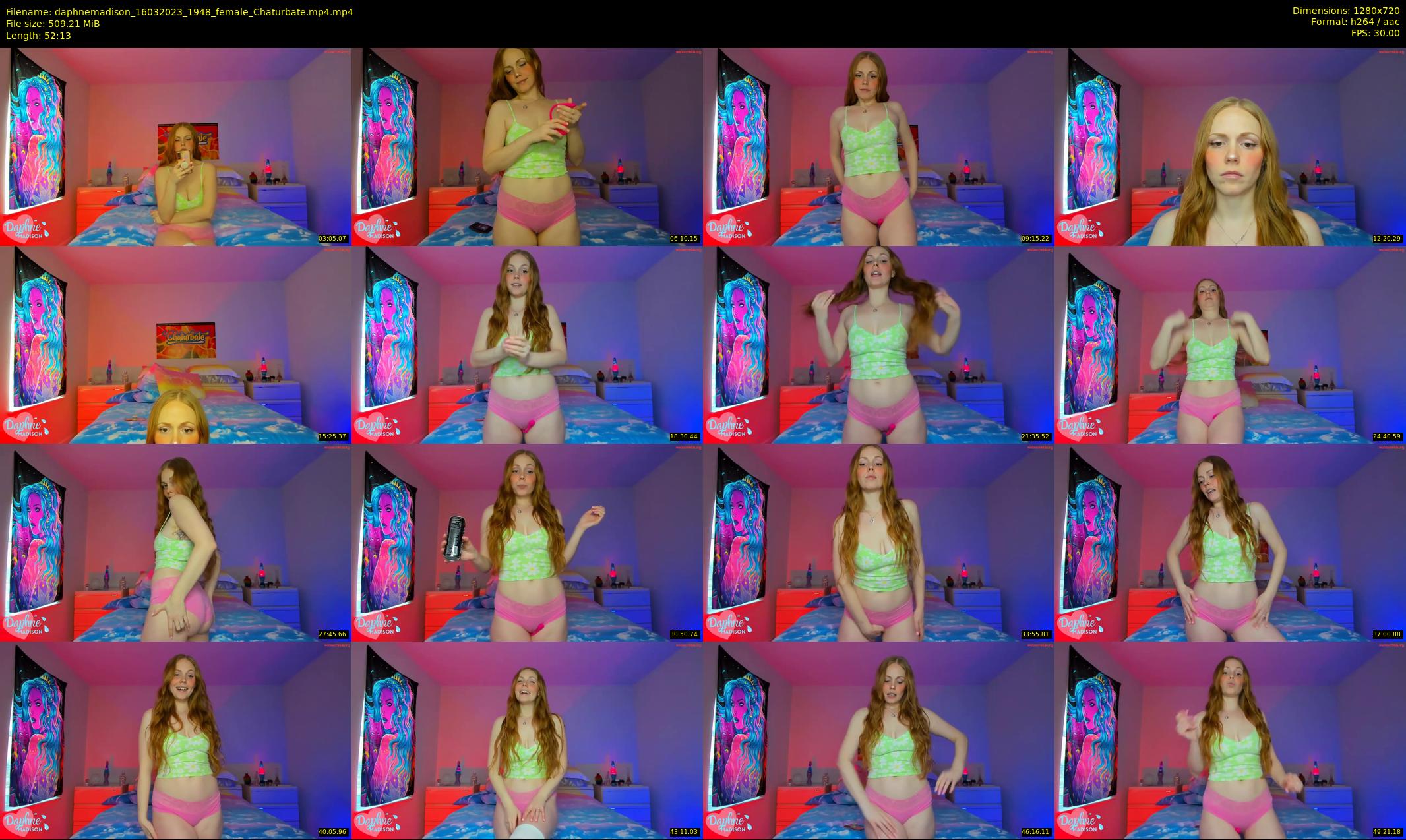 daphnemadison — 53 minute Chaturbate couple cam show recording, 720p, Mar 16, 2023