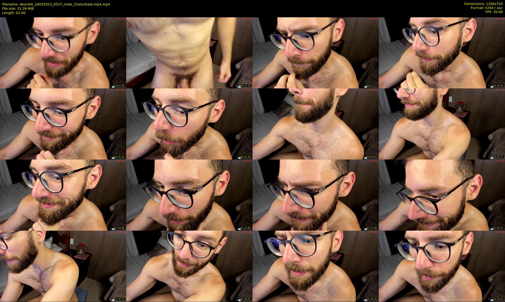 deanlek — 2 minute Chaturbate male cam show recording, 720p, Mar 16, 2023