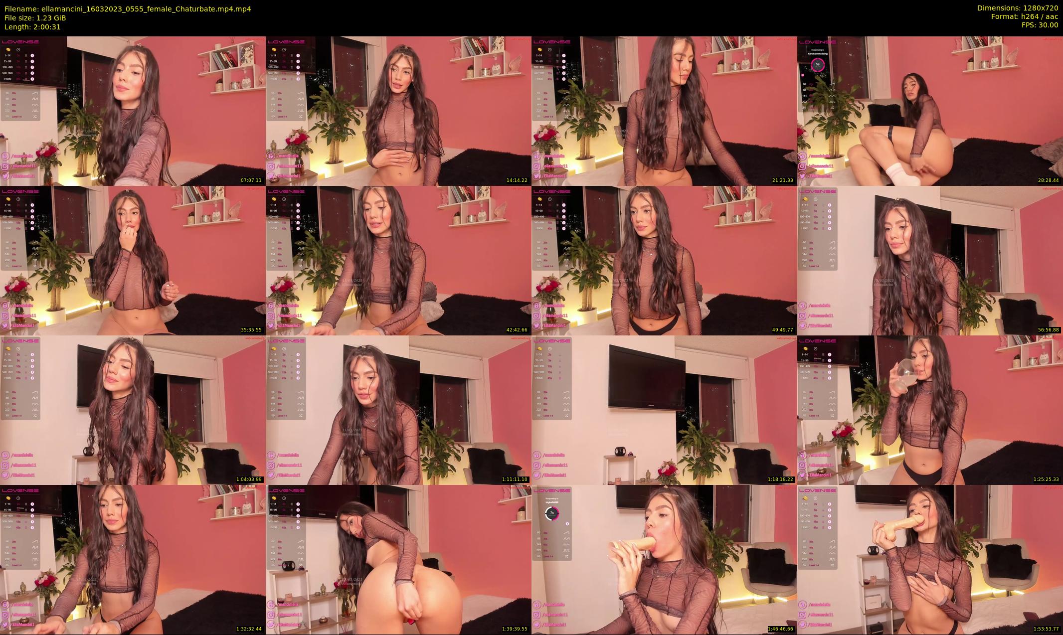 ellamancini — 121 minute Chaturbate female cam show recording, 720p, Mar 16, 2023