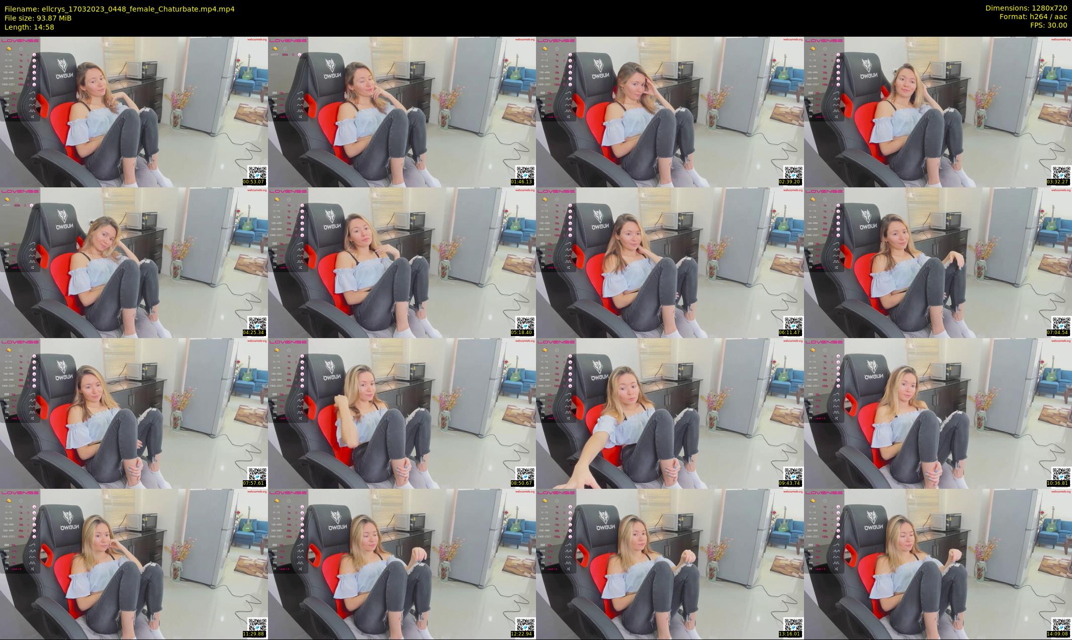 ellcrys — 15 minute Chaturbate couple cam show recording, 720p, Mar 17, 2023