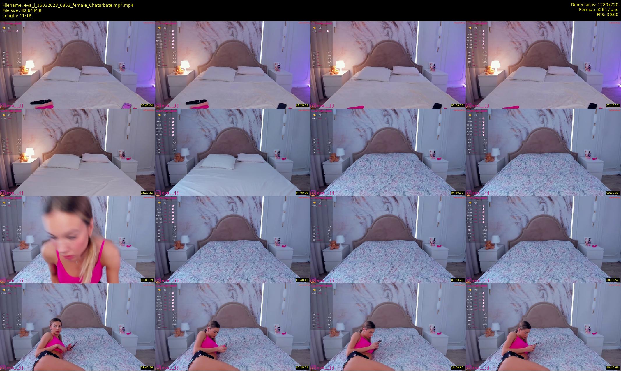 eva_j — 12 minute Chaturbate female cam show recording, 720p, Mar 16, 2023