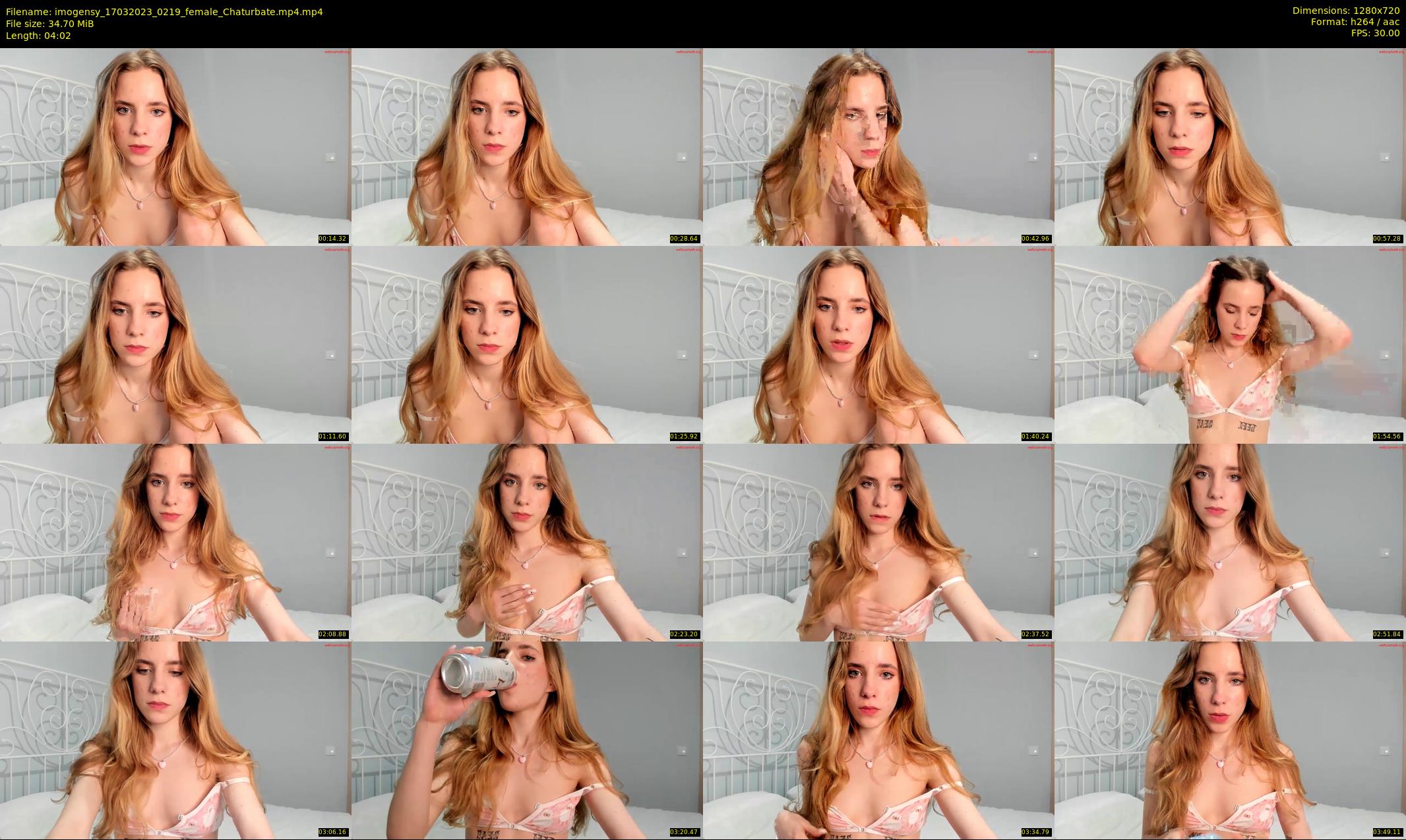 imogensy — 5 minute Chaturbate female cam show recording, 720p, Mar 17, 2023