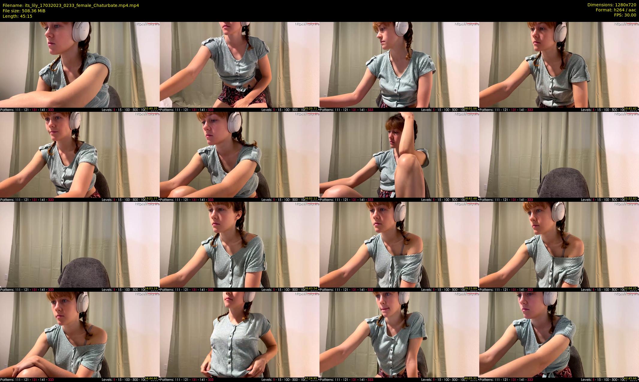 its_lily — 46 minute Chaturbate female cam show recording, 720p, Mar 17, 2023