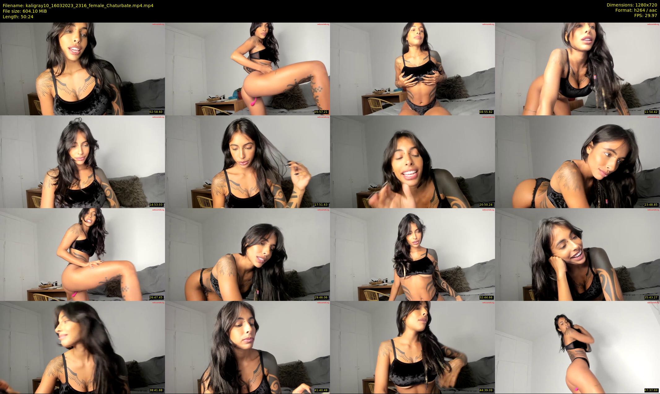 kaligray10 — 51 minute Chaturbate female cam show recording, 720p, Mar 16, 2023