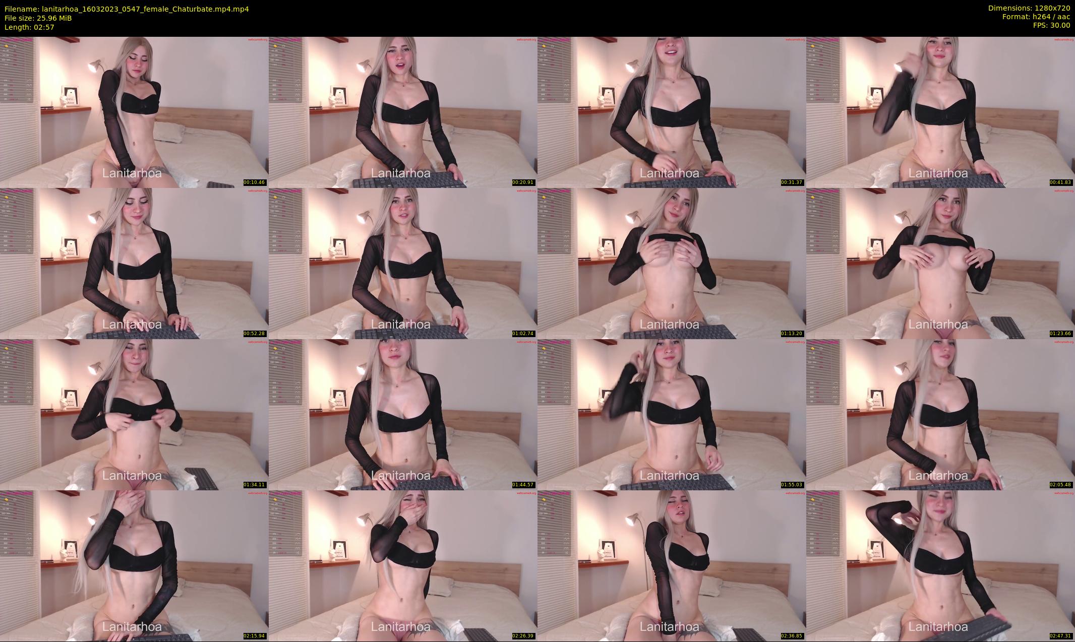 lanitarhoa — 3 minute Chaturbate female cam show recording, 720p, Mar 16, 2023