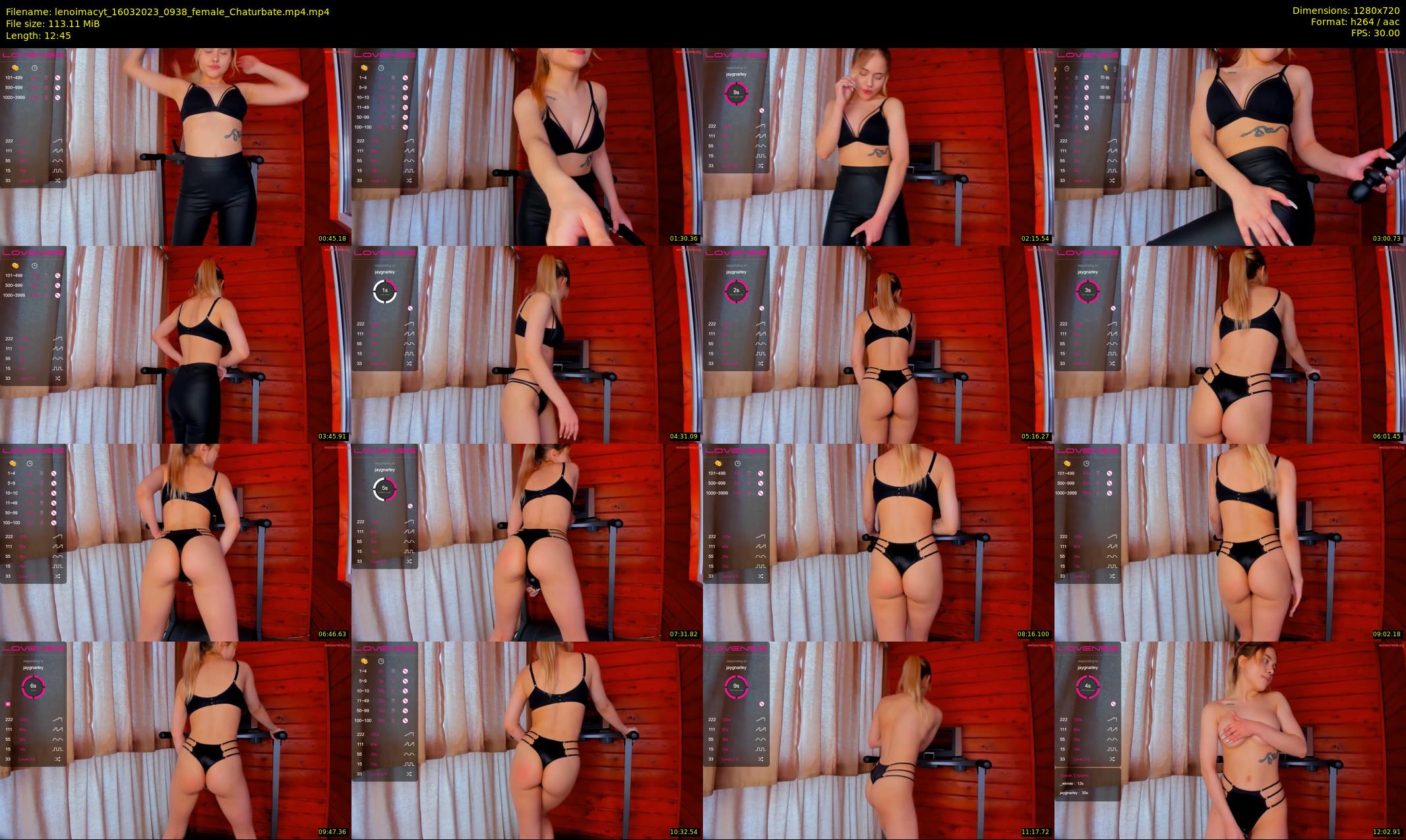 lenoimacyt — 13 minute Chaturbate female cam show recording, 720p, Mar 16, 2023
