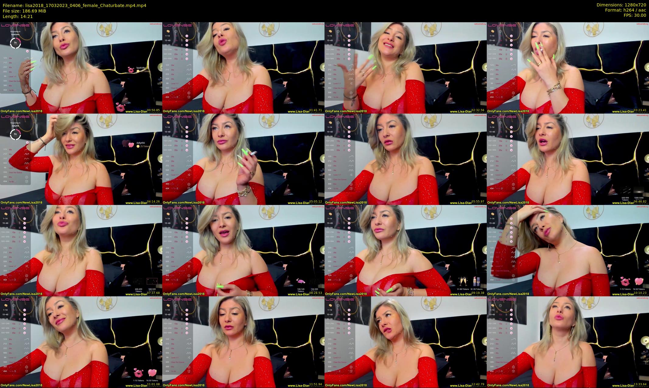 lisa2018 — 15 minute Chaturbate female cam show recording, 720p, Mar 17, 2023