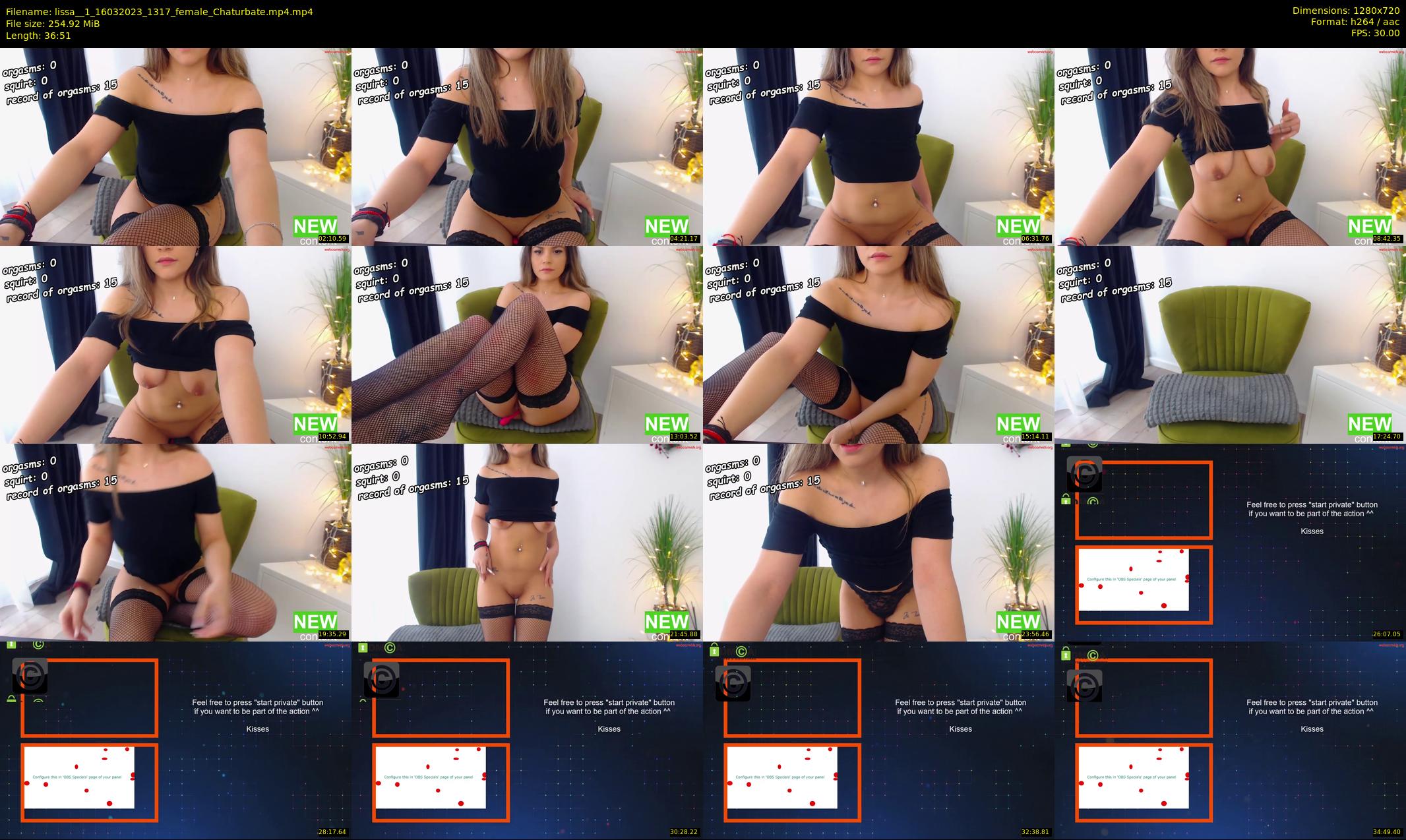 lissa__1 — 37 minute Chaturbate female cam show recording, 720p, Mar 16, 2023