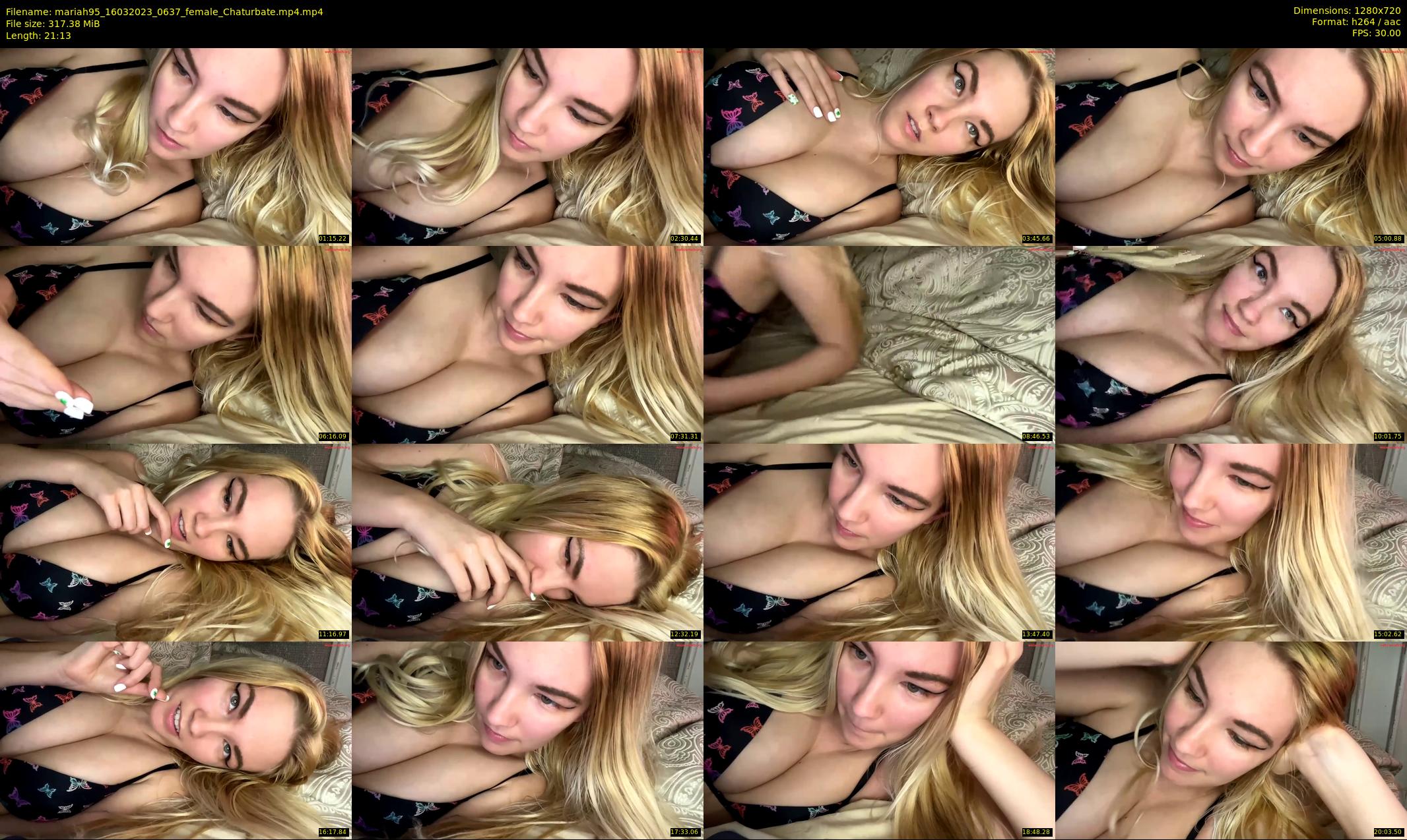 mariah95 — 22 minute Chaturbate female cam show recording, 720p, Mar 16, 2023
