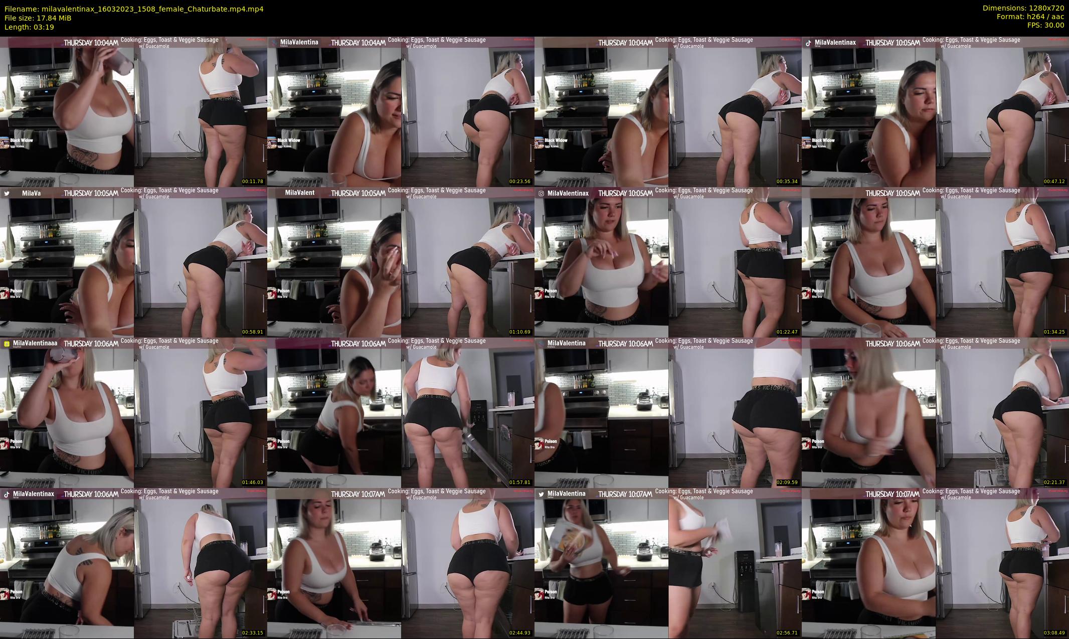 milavalentinax — 4 minute Chaturbate female cam show recording, 720p, Mar 16, 2023