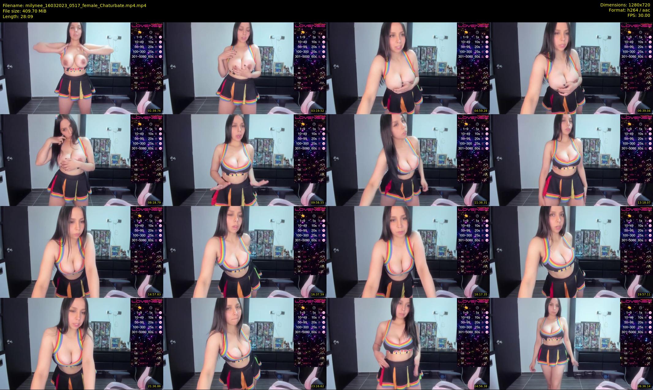 milynee — 29 minute Chaturbate female cam show recording, 720p, Mar 16, 2023