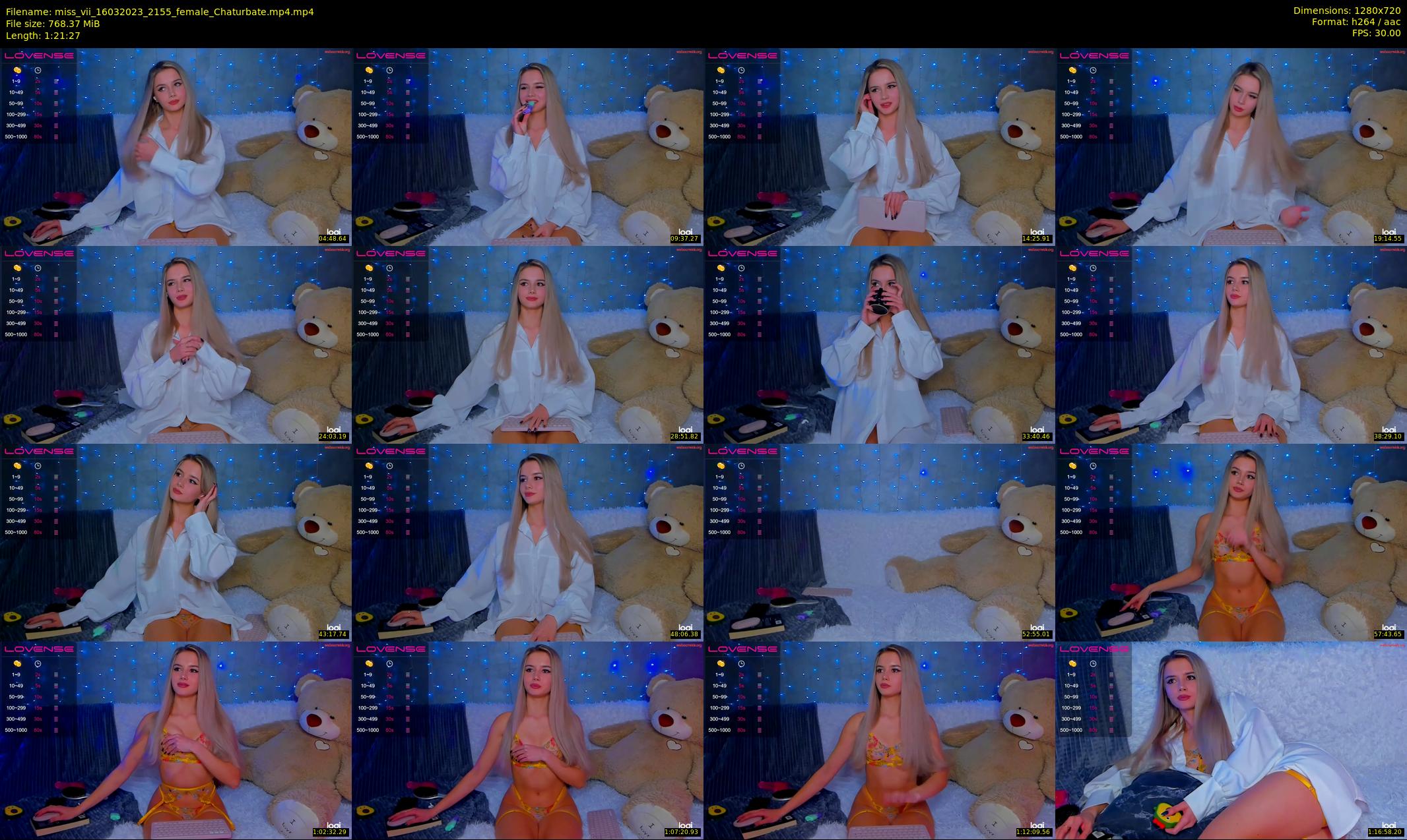 miss_vii — 82 minute Chaturbate female cam show recording, 720p, Mar 16, 2023