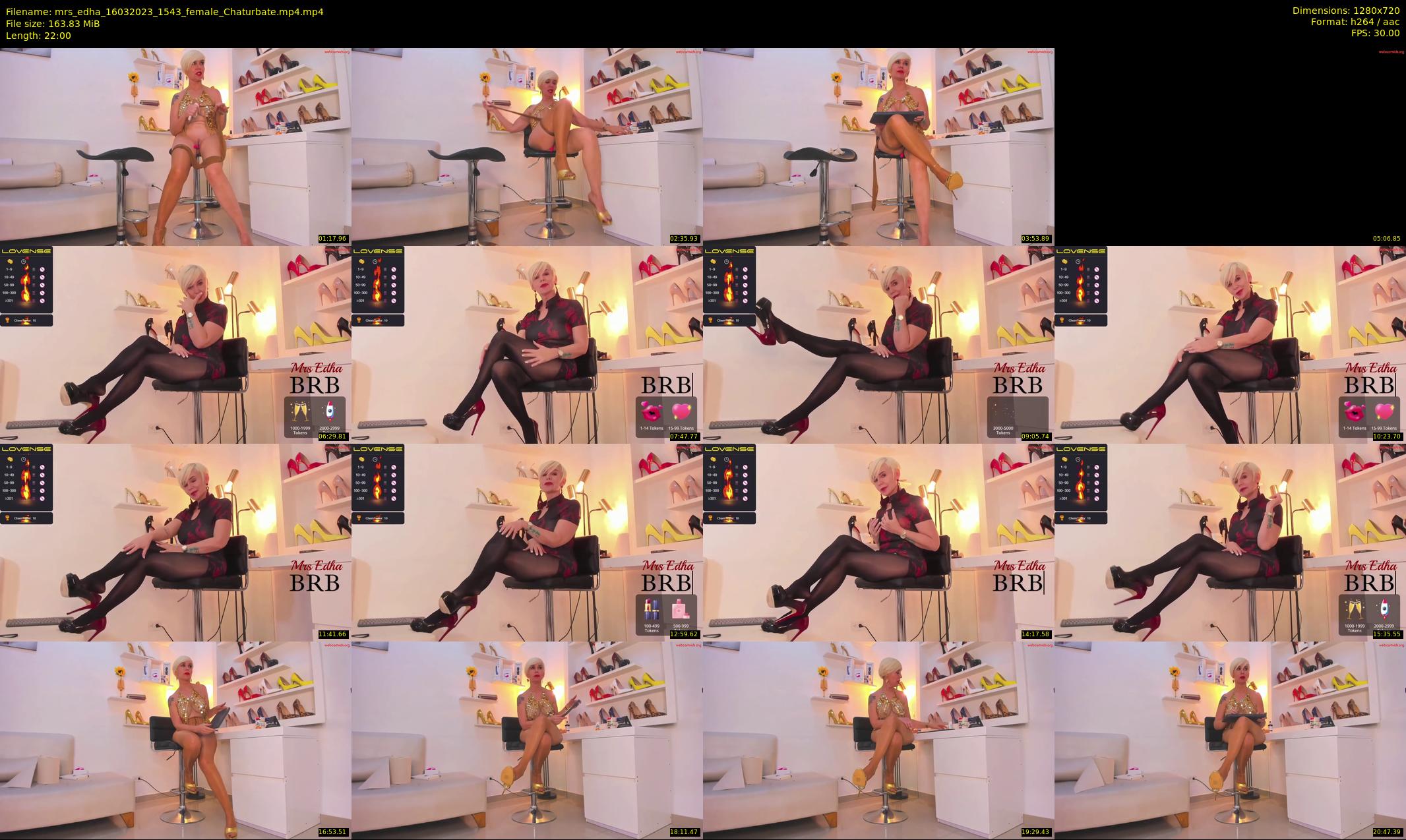 mrs_edha — 22 minute Chaturbate female cam show recording, 720p, Mar 16, 2023