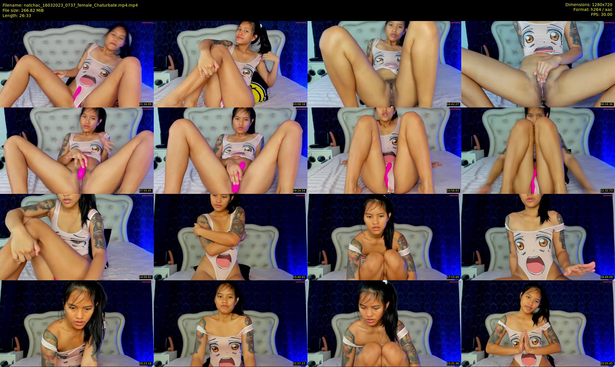 natchac — 27 minute Chaturbate female cam show recording, 720p, Mar 16, 2023