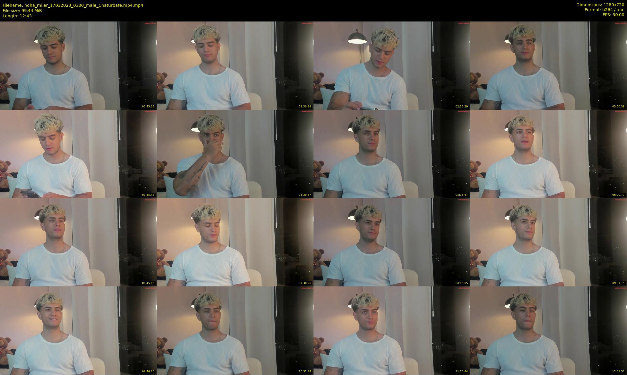 noha_miler — 13 minute Chaturbate male cam show recording, 720p, Mar 17, 2023
