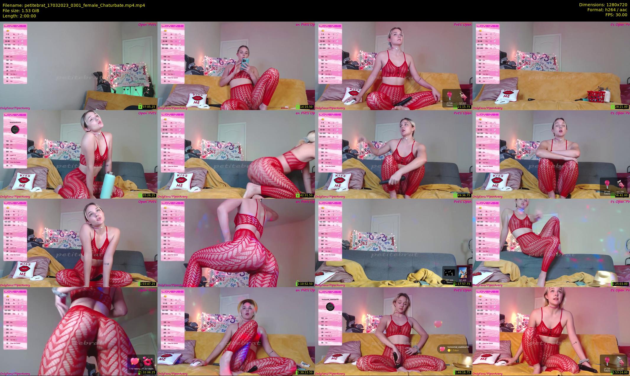 petitebrat — 120 minute Chaturbate female cam show recording, 720p, Mar 17, 2023