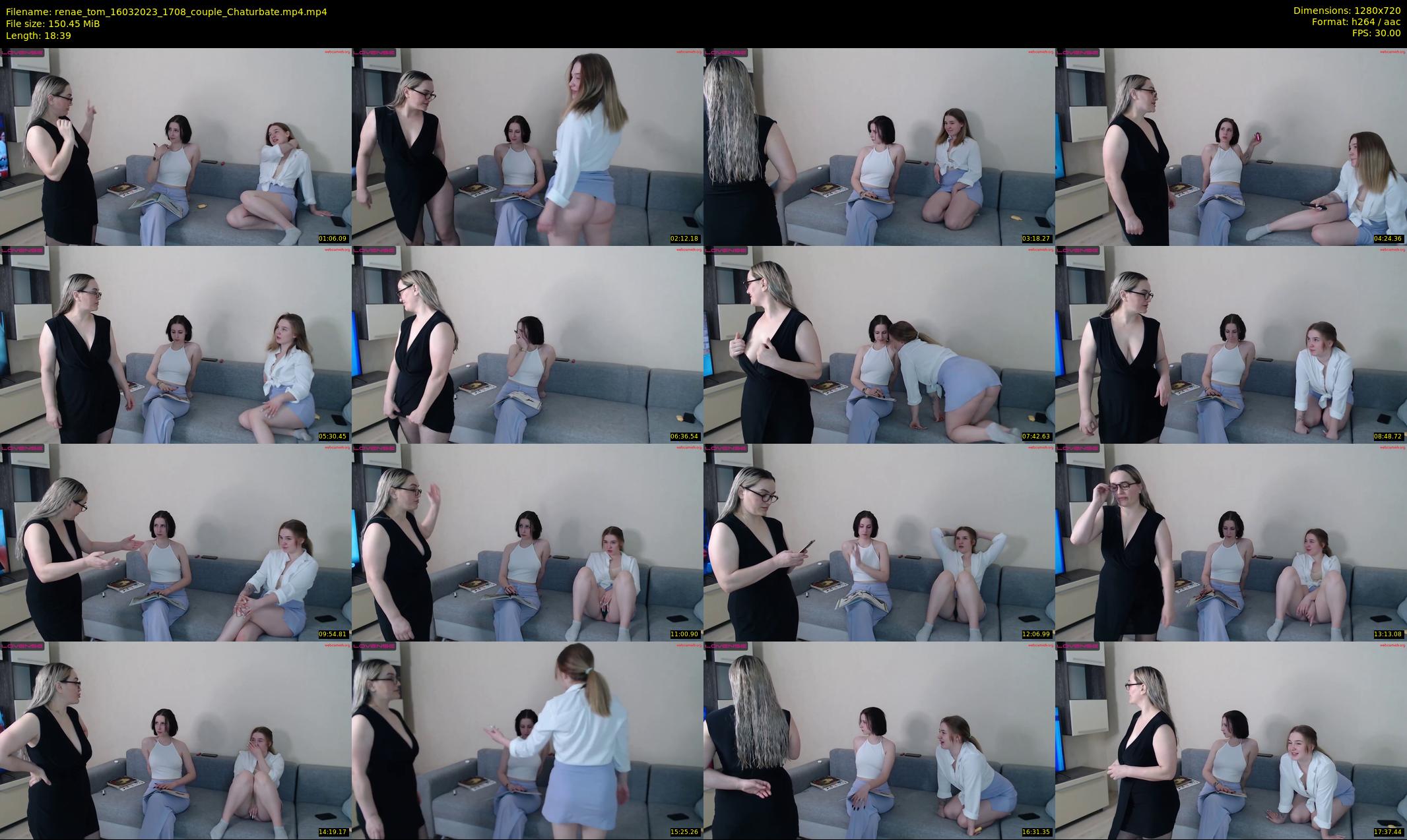 renae_tom — 19 minute Chaturbate couple cam show recording, 720p, Mar 16, 2023